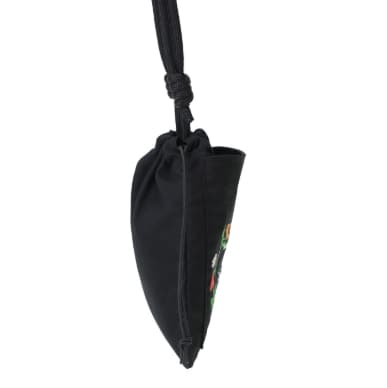 SEWARD DRAWSTRING BAG COMBED COTTON GABARDINE DPL Black FREE