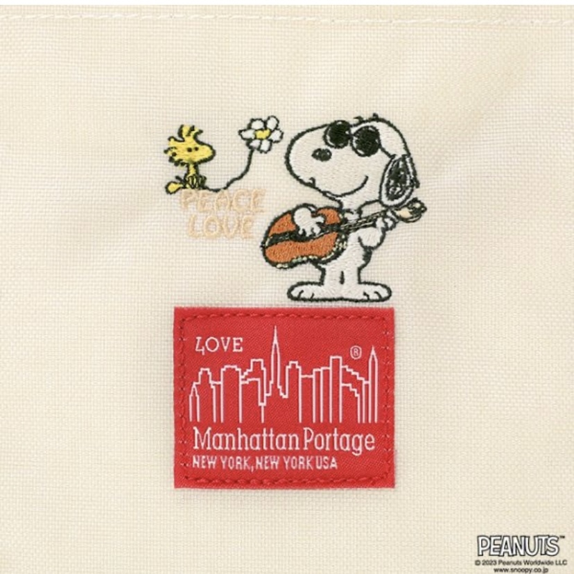 Whitestone Tote Bag PEANUTS FW2023(S IVR/BEG)｜ マンハッタン