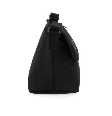 Casual Messenger Bag Canvas Black XS