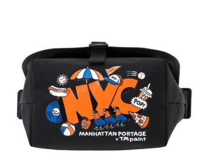 NYLON MESSENGER BAG JR (SM) BP W/DIV LVL TMP Black S