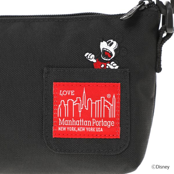 Mini Clutch / Mickey Mouse(XXS Black)｜ マンハッタン ポーテージ