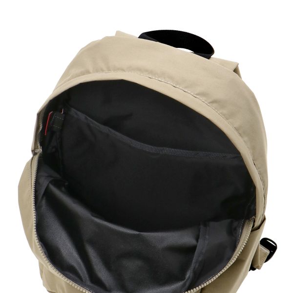 Queensboro Backpack Back Pocket Nylon Tussah Quill Beige Ｍ