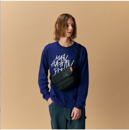 Neoprene Casual Messenger Bag Black XS