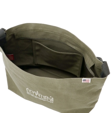 Clearview Shoulder Bag Canvas Blue M