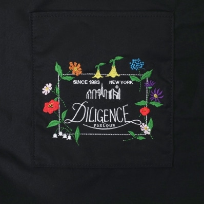 PUMPHOUSE SHOULDER BAG COMBED COTTON GABARDINE DPL Black M