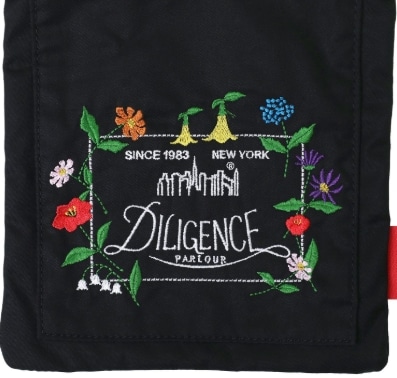 SEWARD DRAWSTRING BAG COMBED COTTON GABARDINE DPL Black FREE