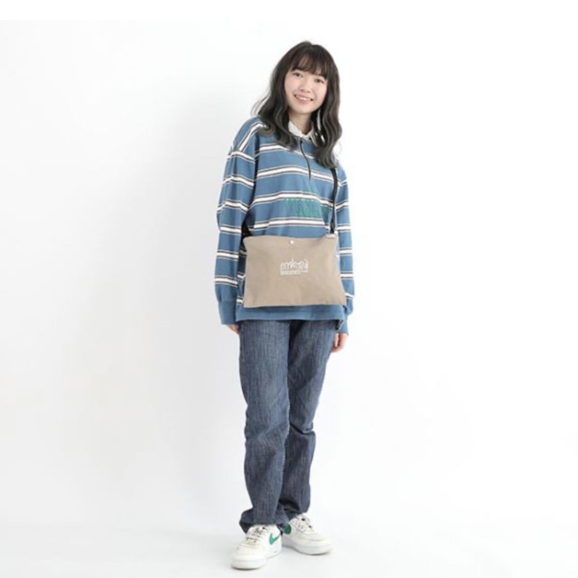 Botanical Sullivan Shoulder Bag Canvas(S Beige)｜ マンハッタン