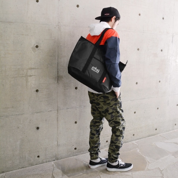 MP Logo Printed Cherry Hill Tote Bag Black L