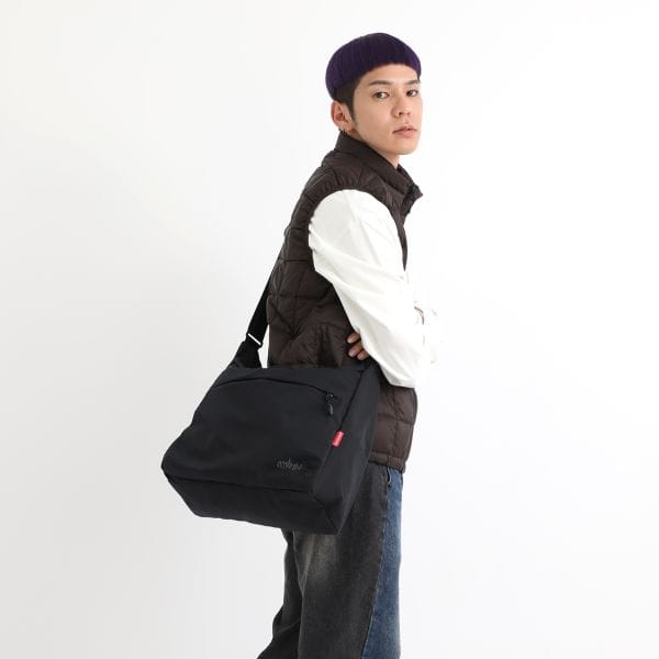 Bed-Stuy Shoulder Bag (LG) Nylon Tussah Quill Beige Ｌ