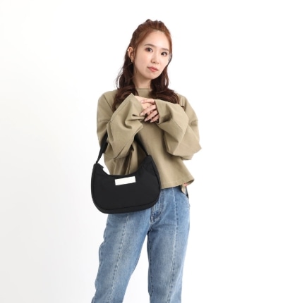 Albee Hand Bag Padded Polyester Poplin Black XS