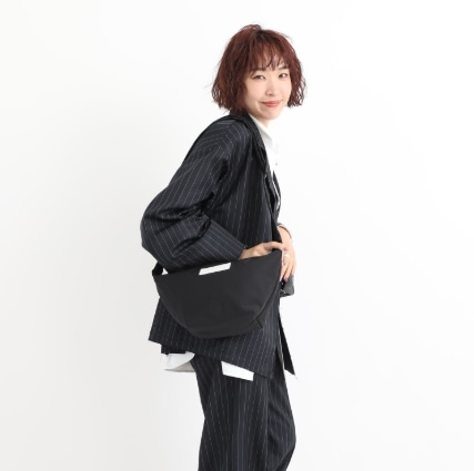 Rivera Shoulder Bag Padded Polyester Poplin Black XS