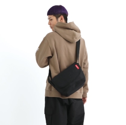 Neoprene Casual Messenger Bag JR Black S