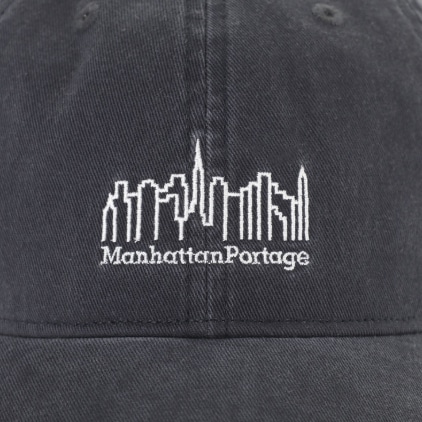 Washed Twill 6P Cap Black FREE