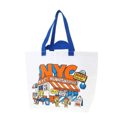 NYLON MESSENGER BAG (XXS) BP W/DIV TMP Black XS