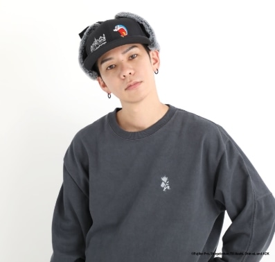 Dog Ear Cap DORAEMON Black FREE