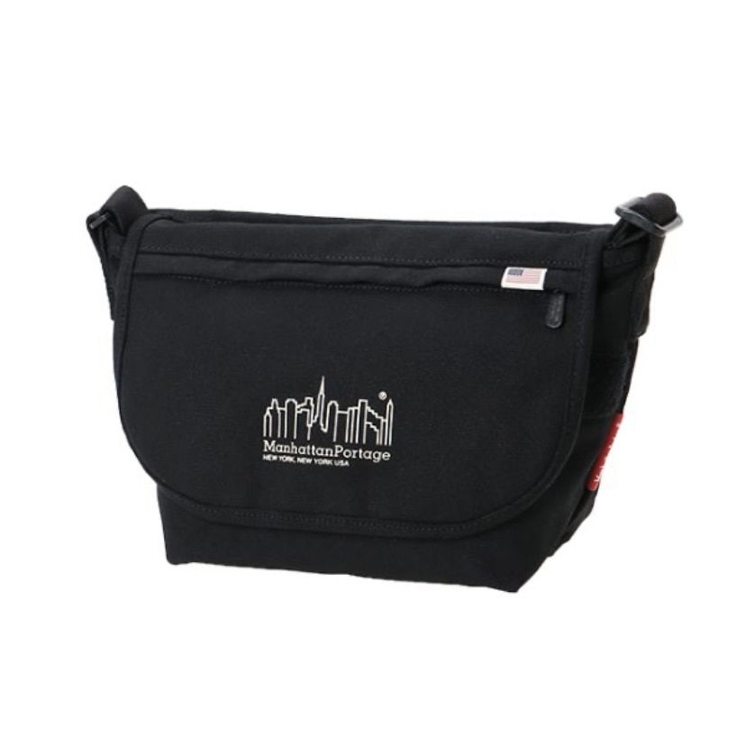 Casual Messenger Bag JR Canvas Black S