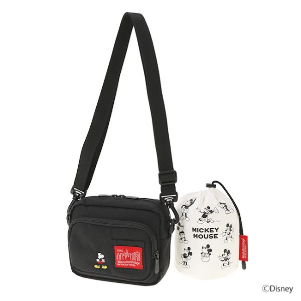 The Broome Shoulder Bag / Mickey Mouse(XS Black)｜ マンハッタン