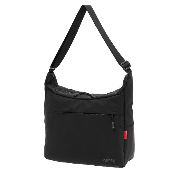 Bed-Stuy Shoulder Bag (LG) Nylon Tussah Quill Black Ｌ