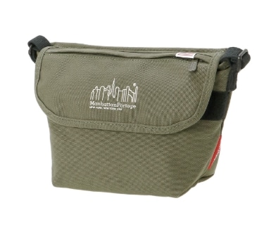  Casual Messenger Bag Canvas Olive XS