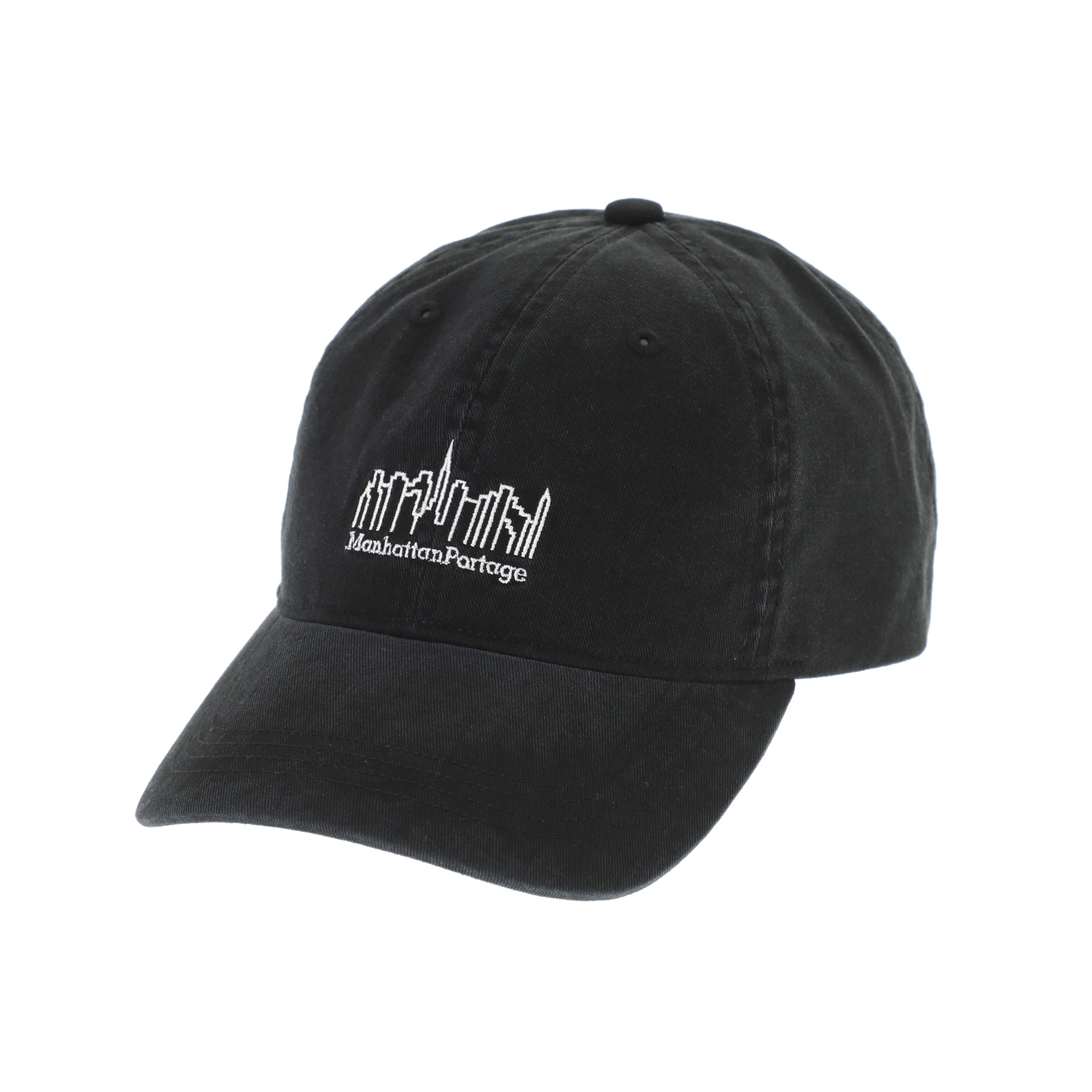 Washed Twill 6P Cap Black FREE