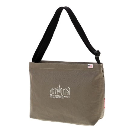 Clearview Shoulder Bag Canvas Brown M