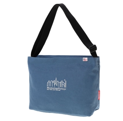 Clearview Shoulder Bag Canvas Blue M