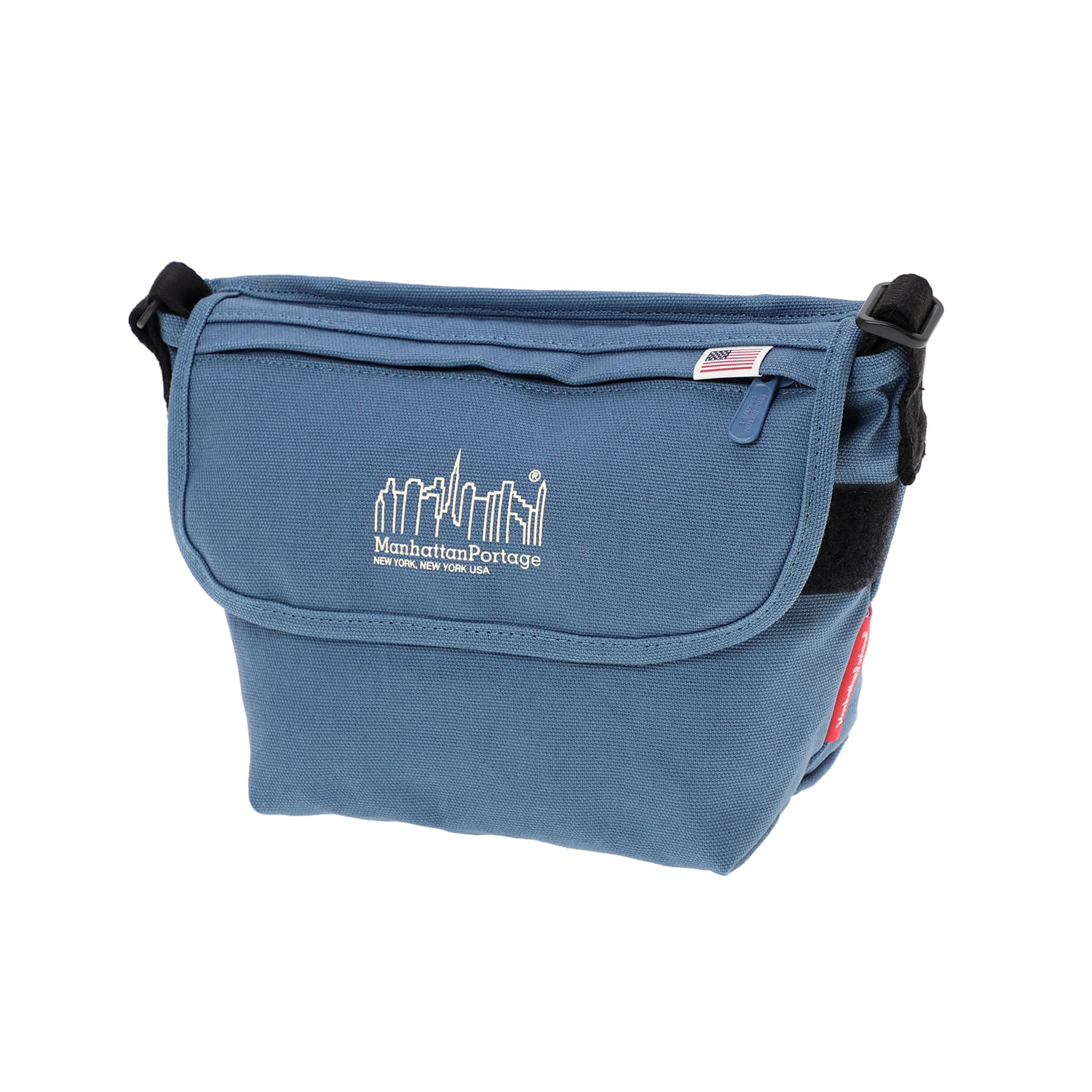 Casual Messenger Bag Canvas Blue ＸS