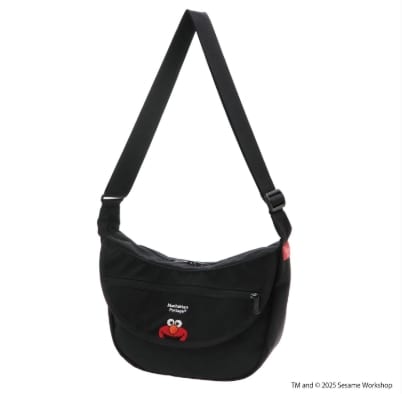 DUET SHOULDER BAG FZP MGNT 500D CORDURA SESAME ST Black S