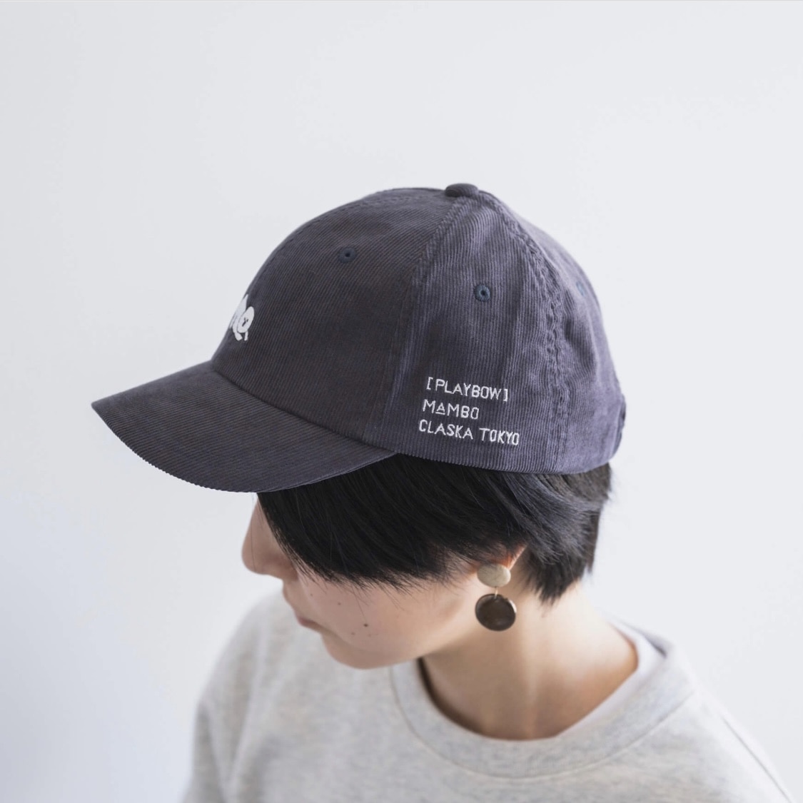 MAMBO 刺繍キャップ 大人用 / DO Original 39チャコール F