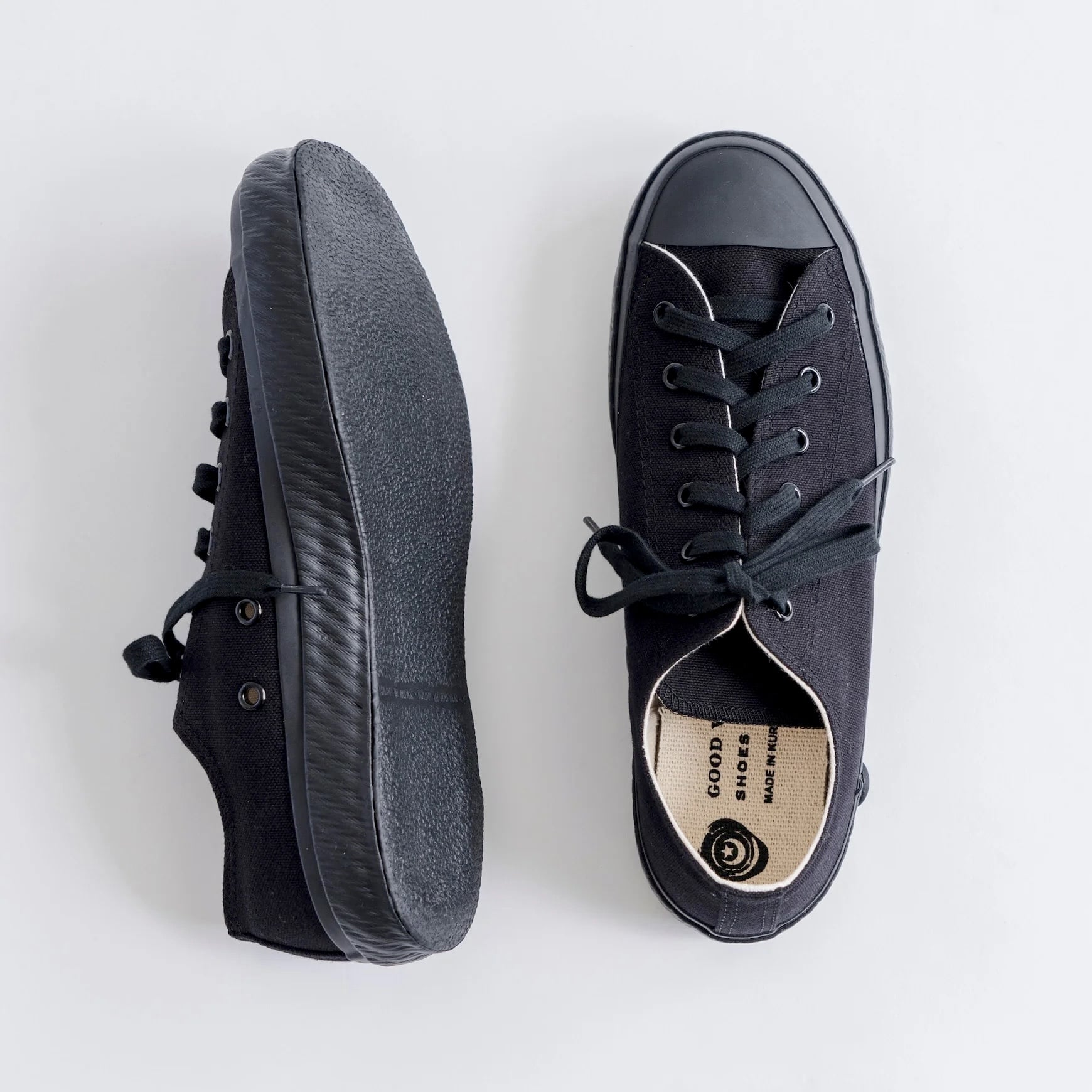 SHOES LIKE POTTERY / LOW ブラック モノクローム / MOONSTAR モノクローム 22