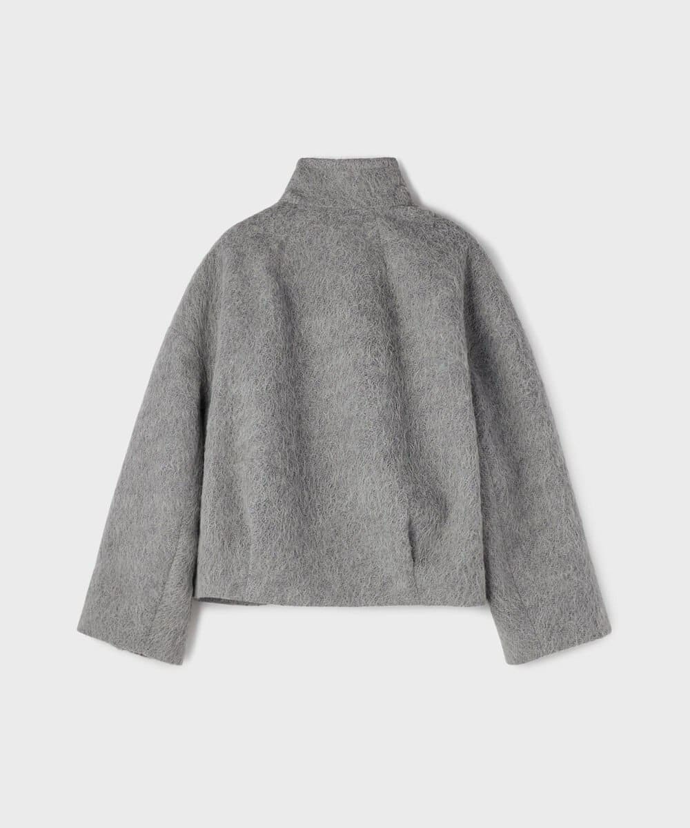 【仙台パルコ】アルパカシャギージャケット グレー 38 グレー 38