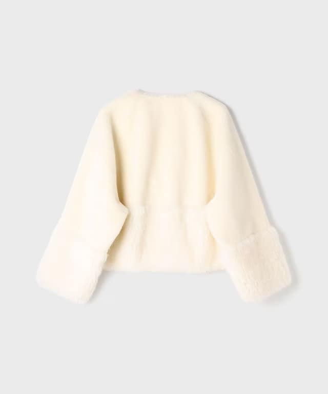 仙台パルコ】ウールボアジャケット キナリ 36(36 キナリ)｜ グレース