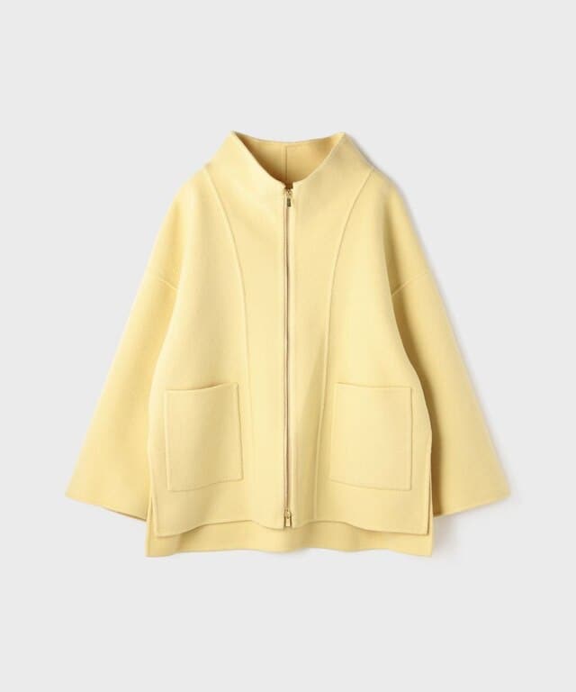 【仙台パルコ】ストール付リバージップブルゾン イエロー 36 イエロー 36
