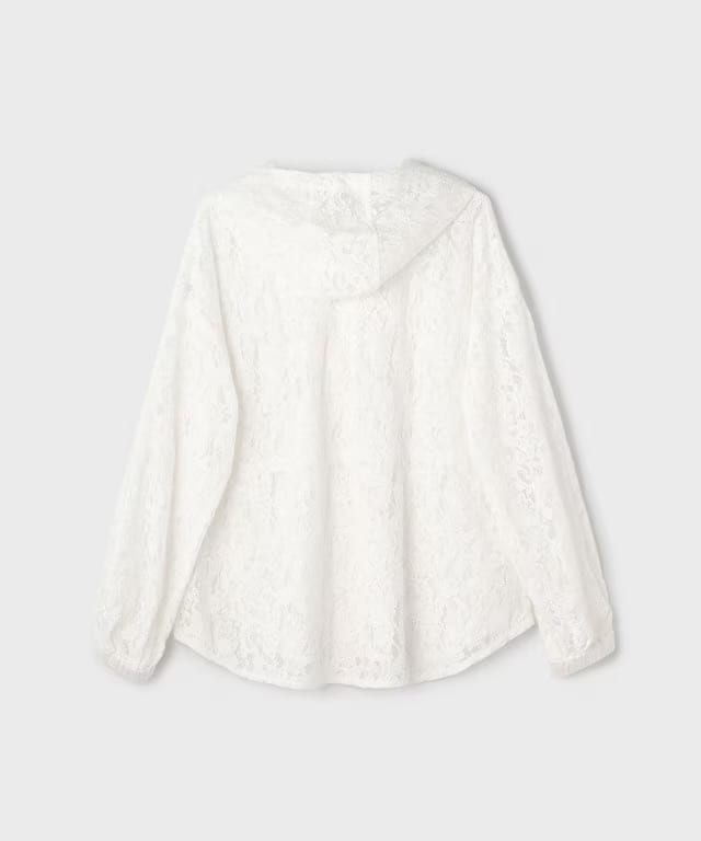 【仙台パルコ】コードレースフーディ ホワイト 36 ホワイト 36