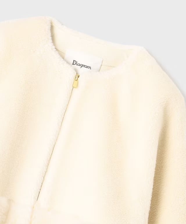 仙台パルコ】ウールボアジャケット キナリ 36(36 キナリ)｜ グレース