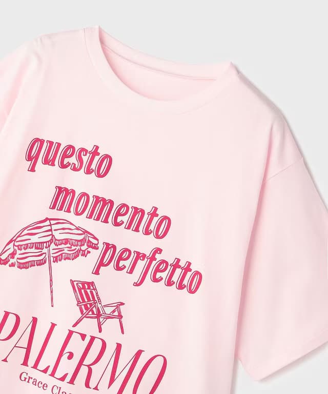 【仙台パルコ】リゾートビーチTシャツ ピンク 36 ピンク 36