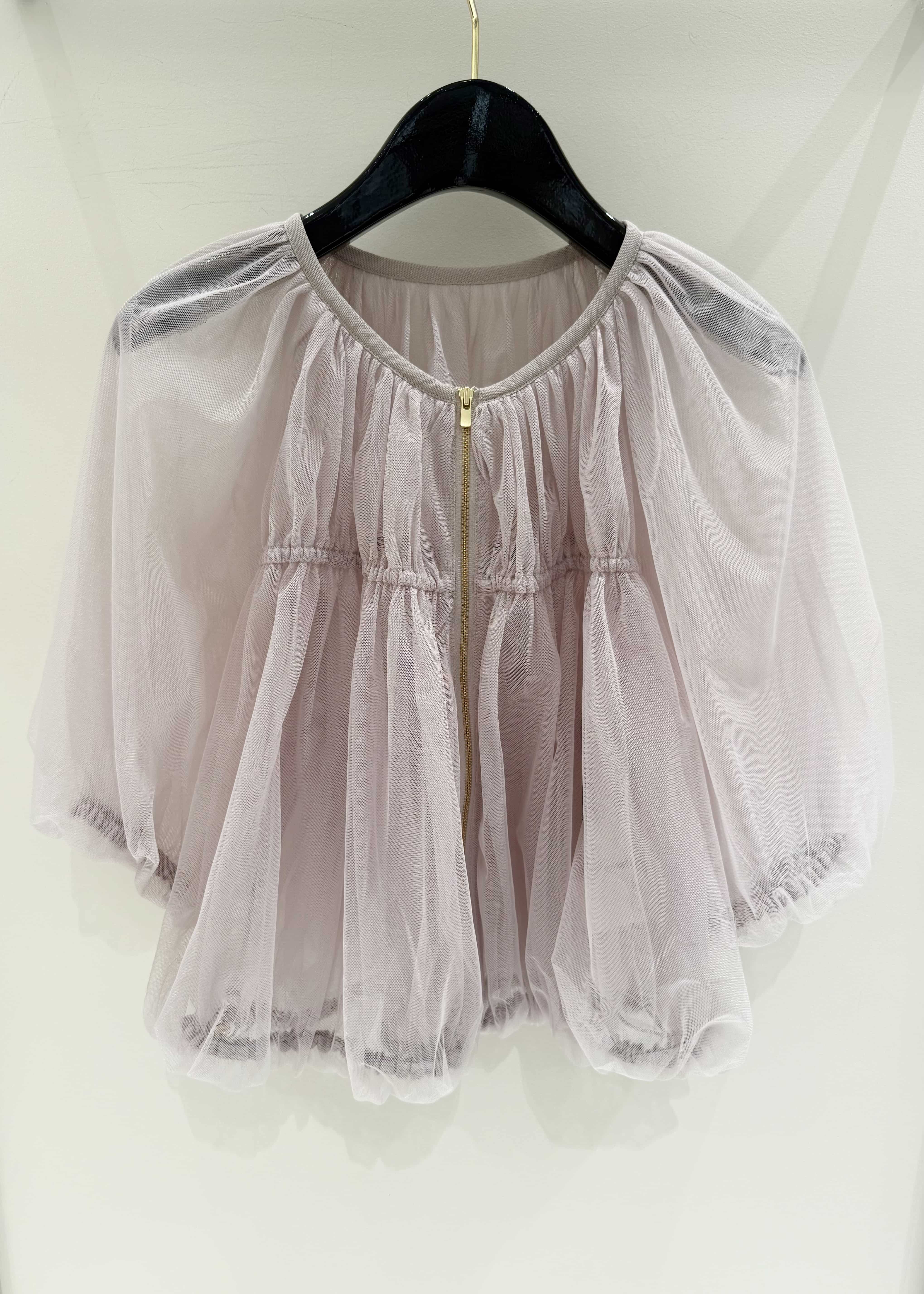 【仙台パルコ】 チュールシアーブルゾン ベージュ 36 ベージュ 36