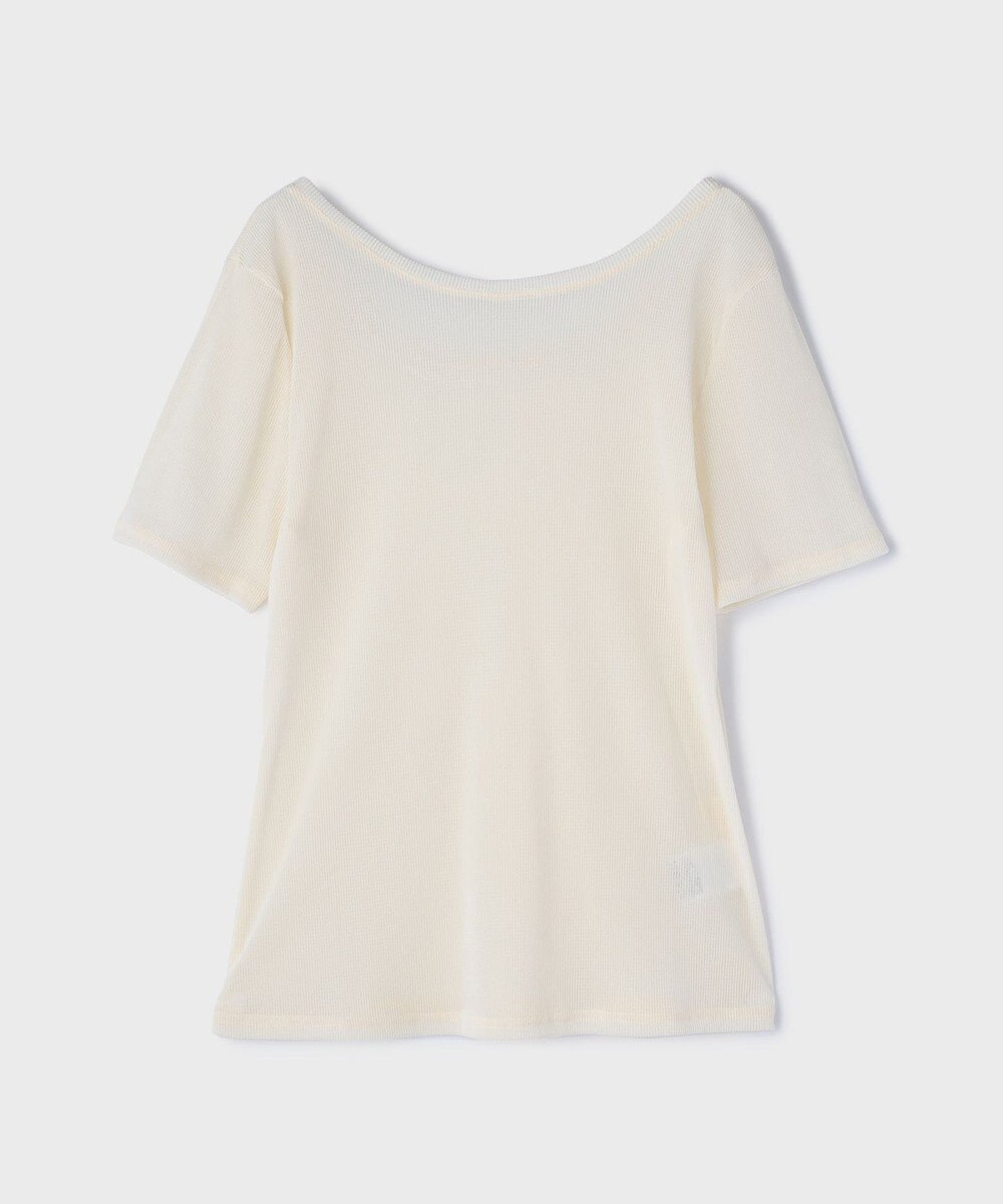 【仙台パルコ】フロッキーチュールカットトップ ホワイト 36 ホワイト 36