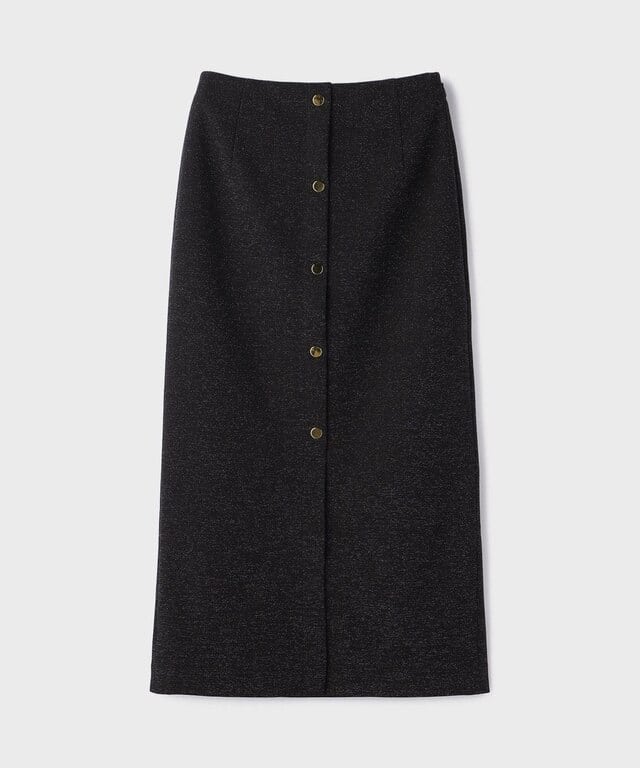 【仙台パルコ】ラメカットスカート ブラック 36 ブラック 36