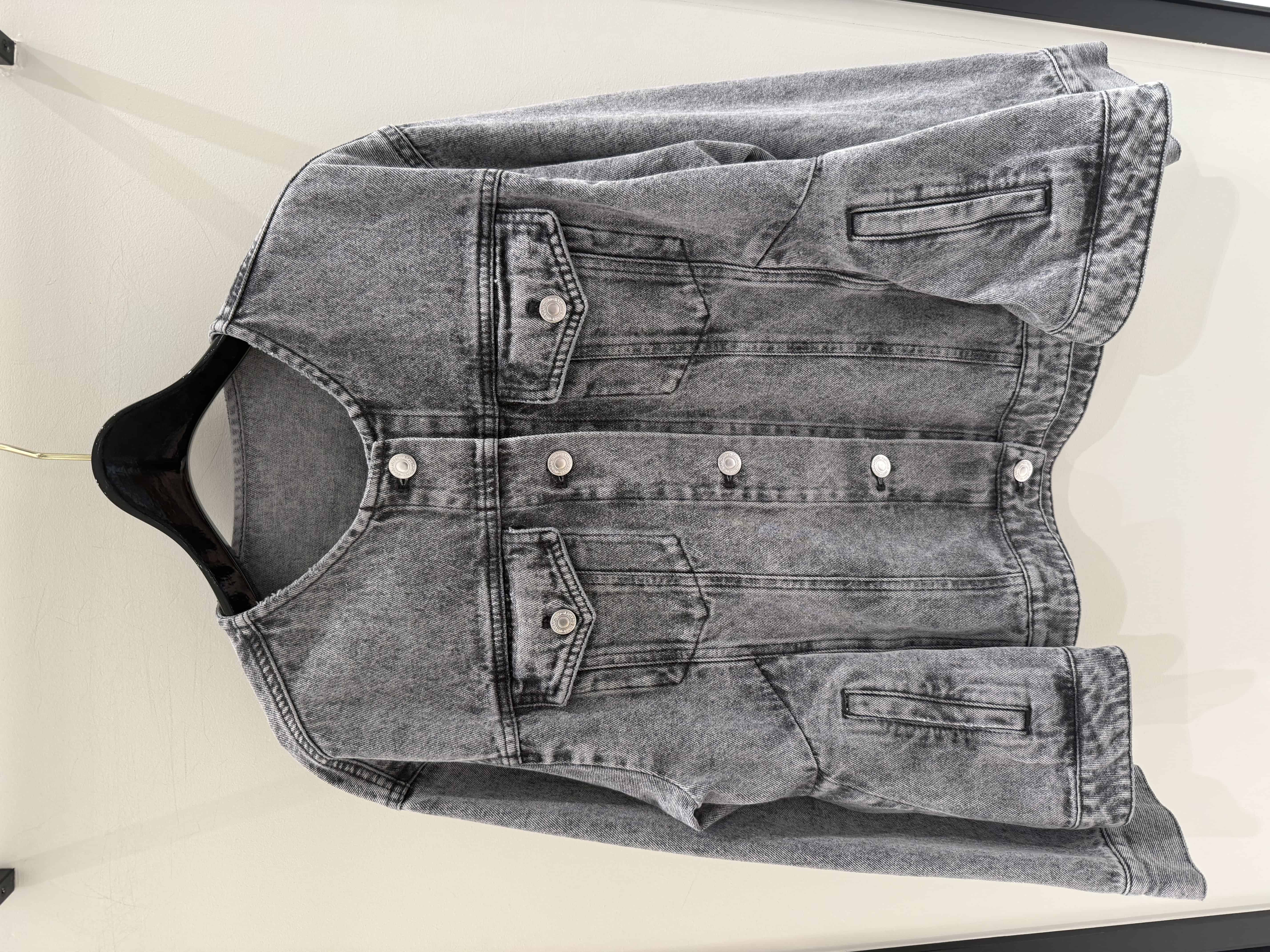 【仙台パルコ】ペプラムデニムジャケット グレー 38 グレー 38