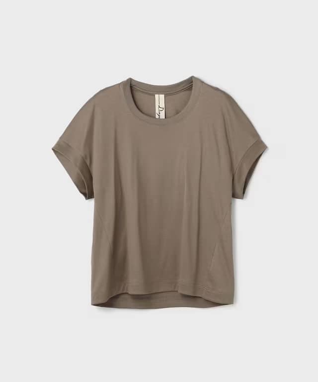 【仙台パルコ】ルーズカットTシャツ ブラウン 36 ブラウン 36