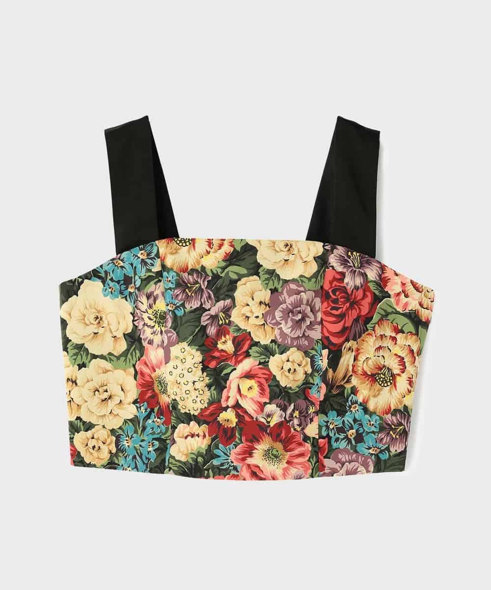 【仙台パルコ】アンティークフラワーベアトップ レッド 38