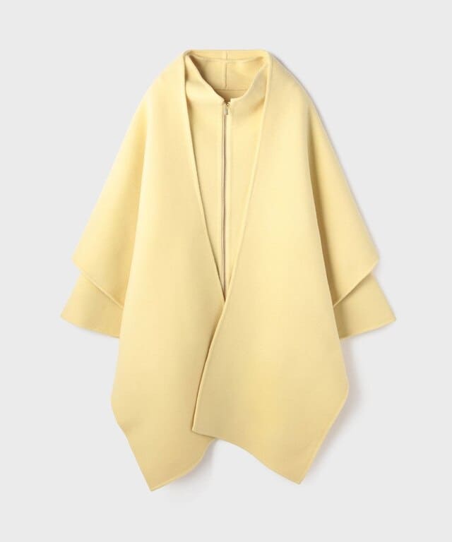 【仙台パルコ】ストール付リバージップブルゾン イエロー 36