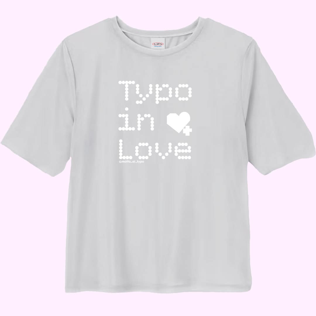 【恋するタイポ展】シアーTシャツグレー