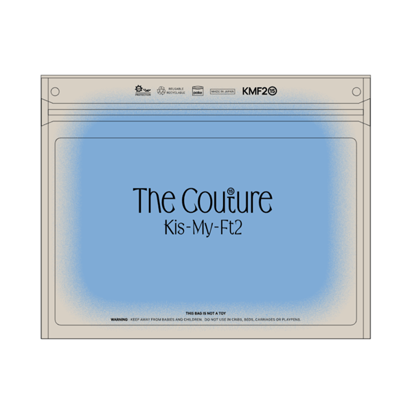 The Couture プリント ジッパーバッグ 大