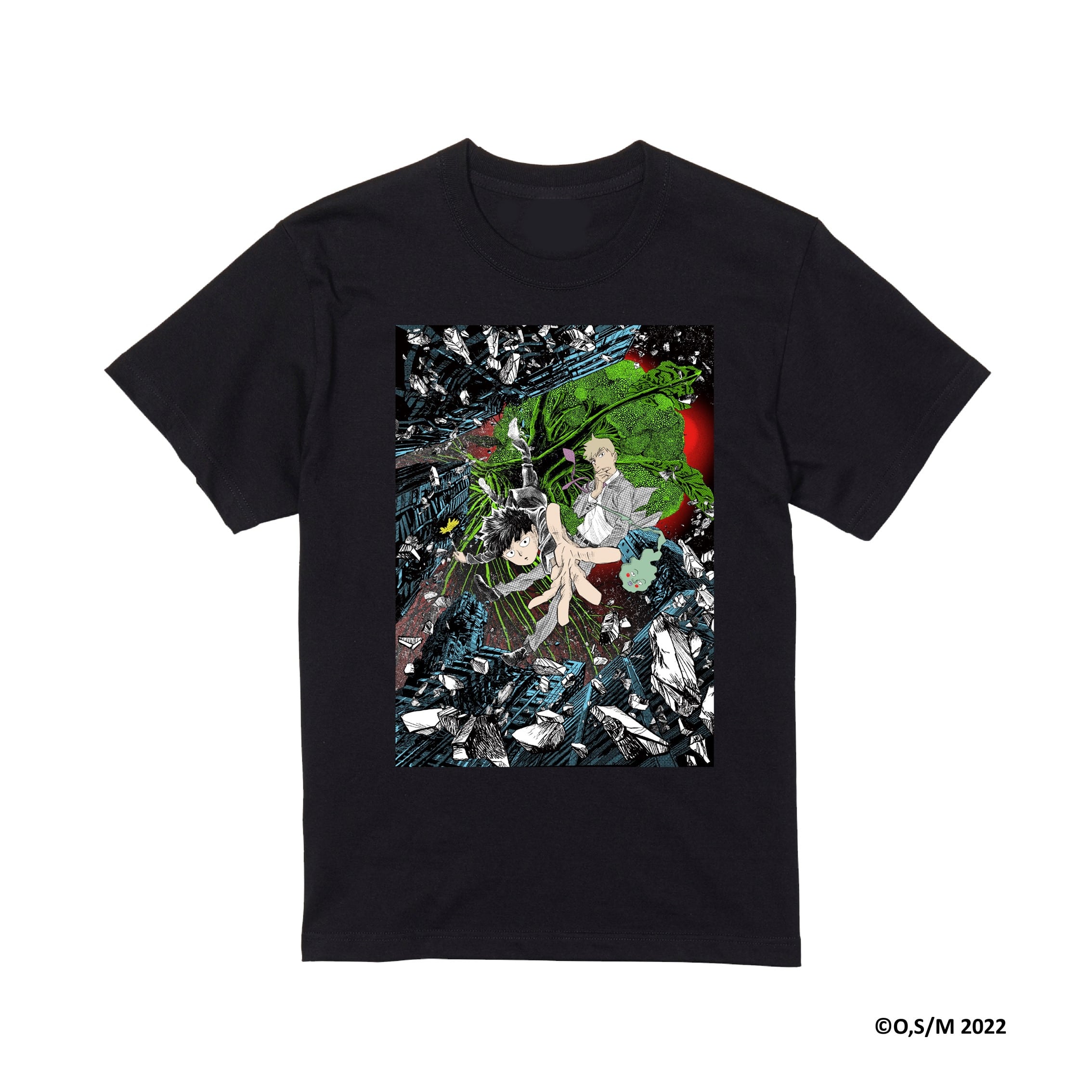 モブサイコ100 Ⅲ】Tシャツ BK M【受注商品/2023年2月中旬順次発送予定