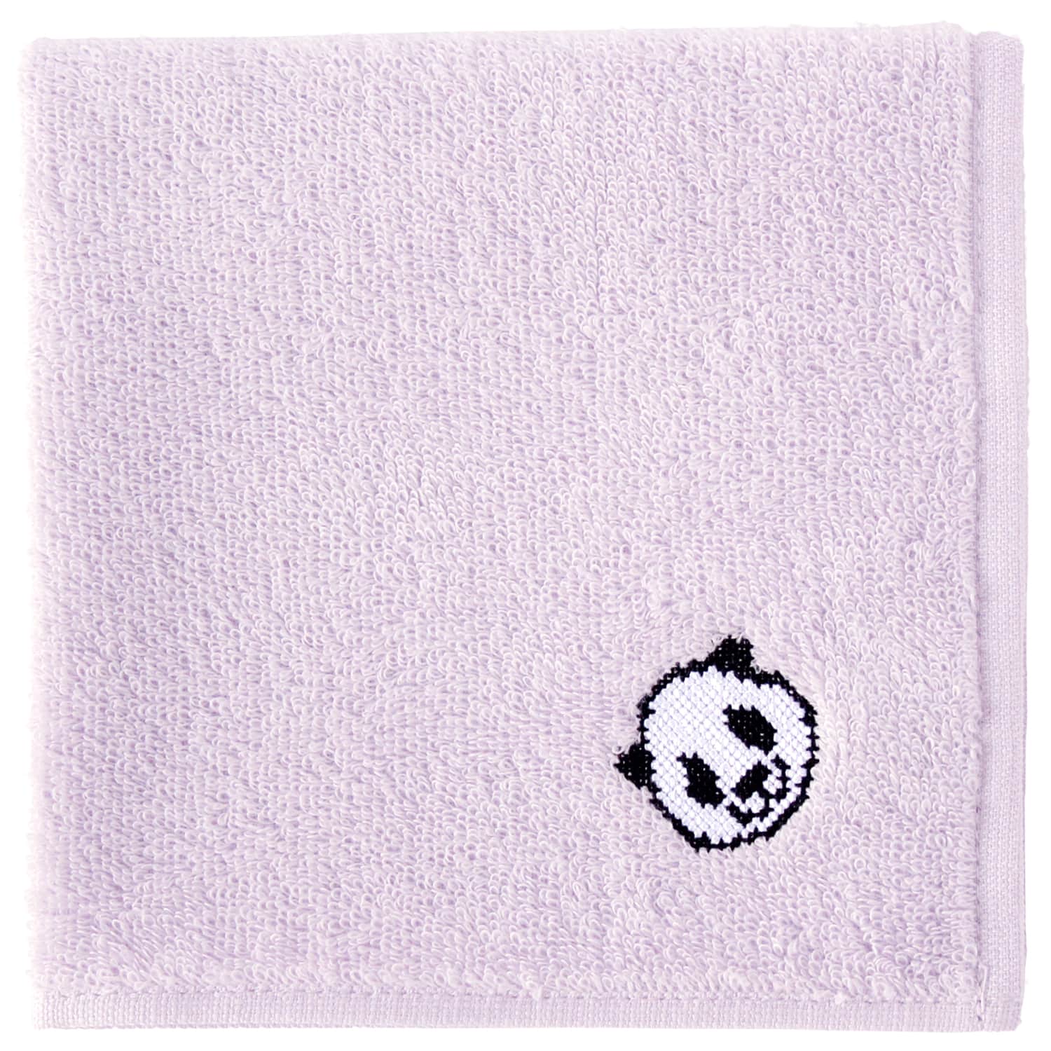 【上野限定】パンダタオル ラベンダー 25㎝×25㎝