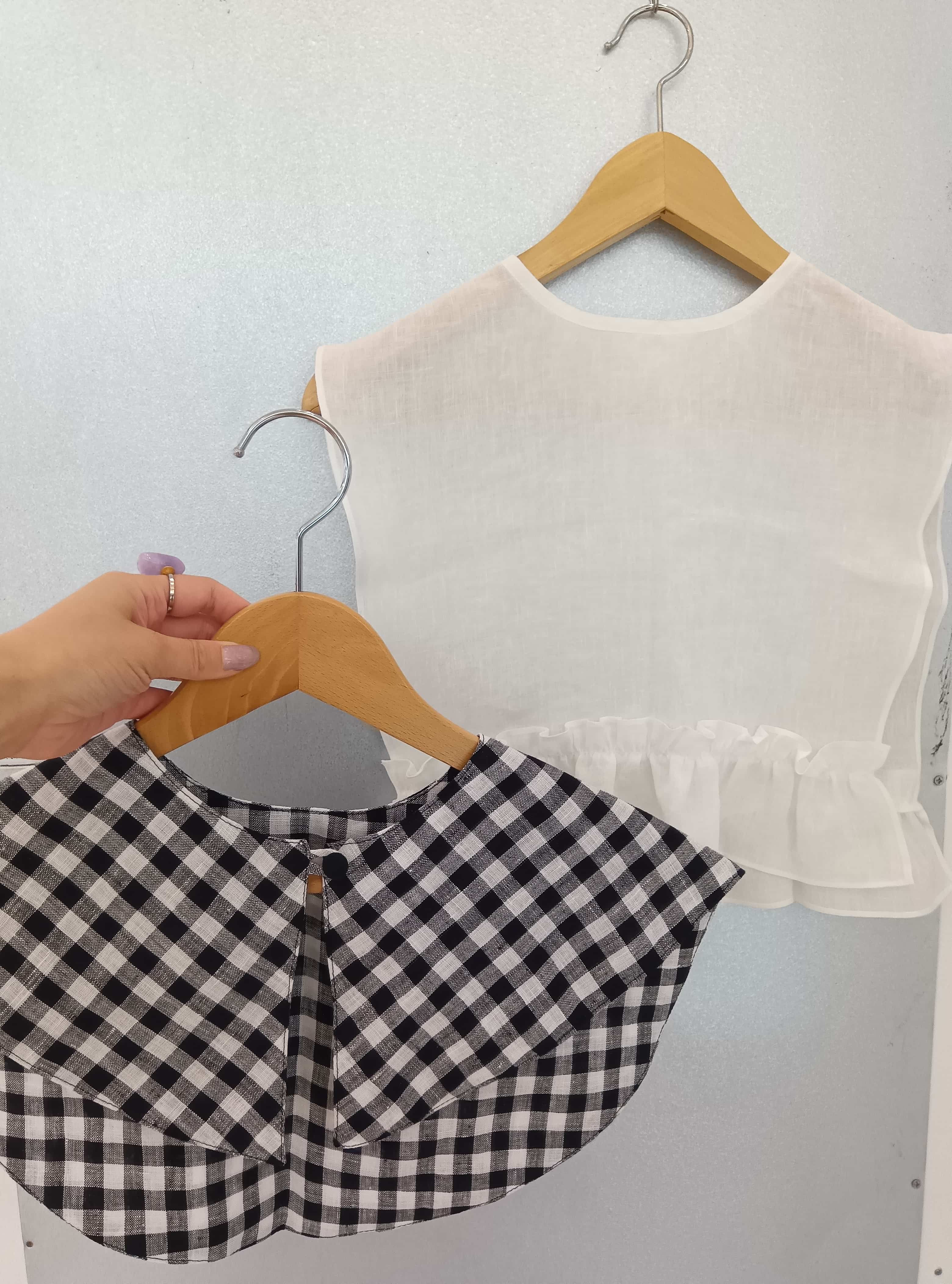 つむぎ　つけ襟2点