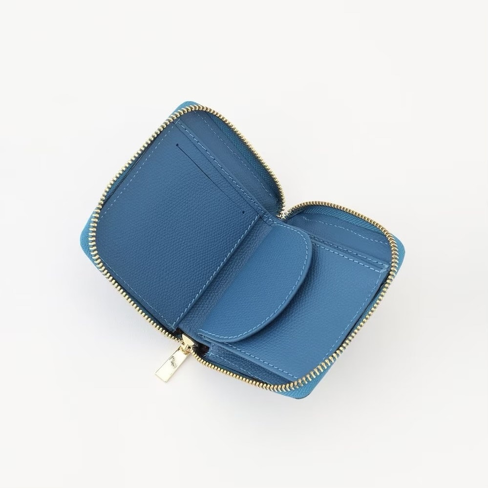Emboss Wallet ブルー F