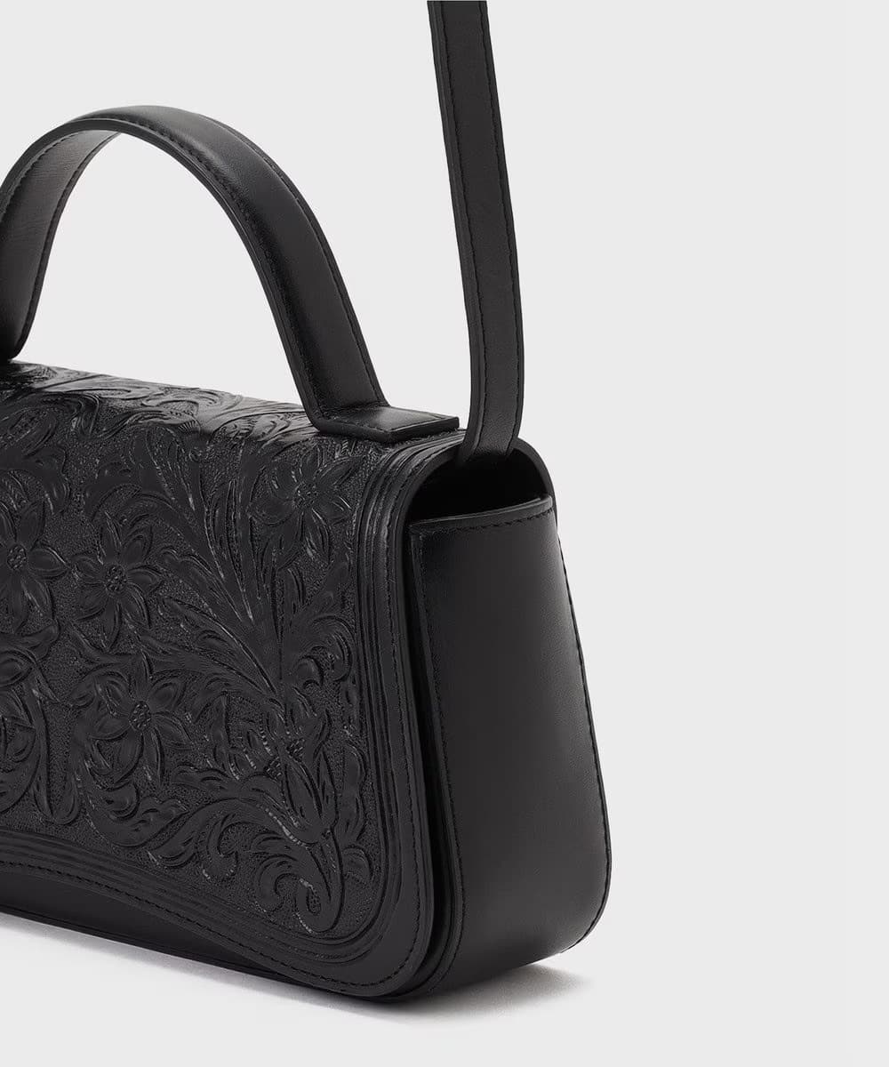 Flap Frower Bag ブラック F